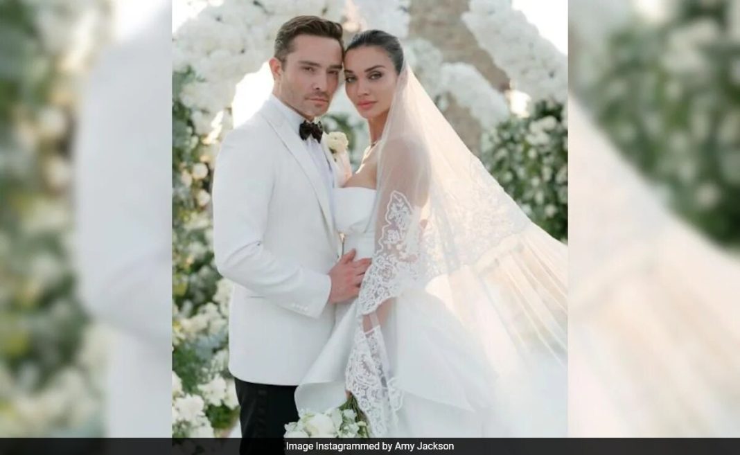 Amy Jackson y Ed Westwick ya están casados: 