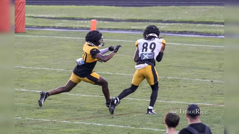 Jacob Copeland Beanie Bishop Jr. Friday Night Lights Steelers training camp