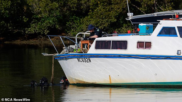 La policía está buscando en un canal en el límite urbano de Sydney después de que un hombre que gritaba pidiendo ayuda en la oscuridad aparentemente desapareció.