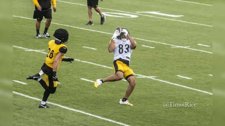 Connor Heyward Miles Killebrew Steelers training camp Russell Wilson