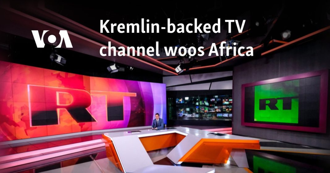 Canal de televisión respaldado por el Kremlin corteja a África
