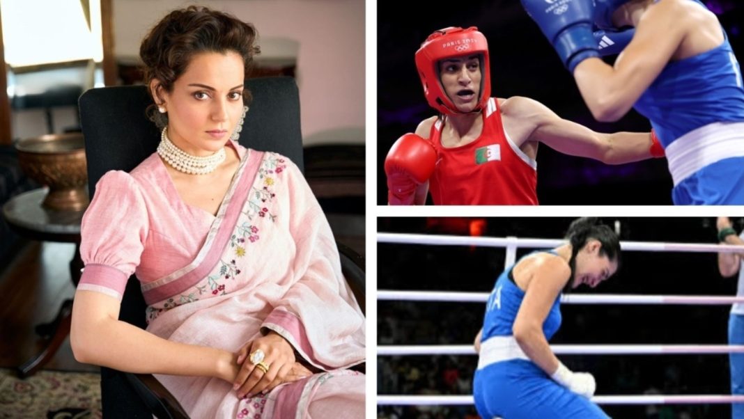 'Como un hombre golpea a una mujer': Kangana Ranaut reacciona ante un boxeador 'naturalmente masculino' que le rompe la nariz a su oponente durante los Juegos Olímpicos
