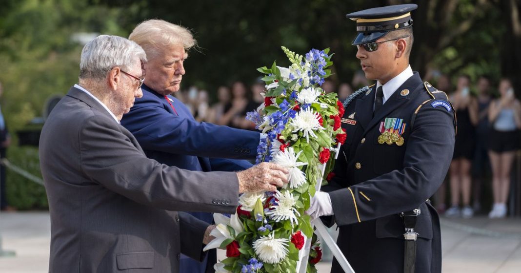 'Dejados de lado': el ejército de EE. UU. emite una rara reprimenda a la campaña de Trump después del incidente del cementerio
