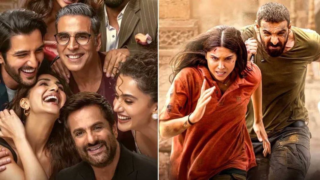 Día 2 de recaudación de taquilla de Khel Khel Mein: la película de Akshay Kumar recauda una cantidad similar a Vedaa de John Abraham
