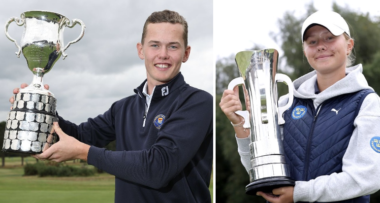 Doble alegría para los jugadores suecos en el Campeonato Amateur de Niños y Niñas - Noticias de Golf | Revista de Golf
