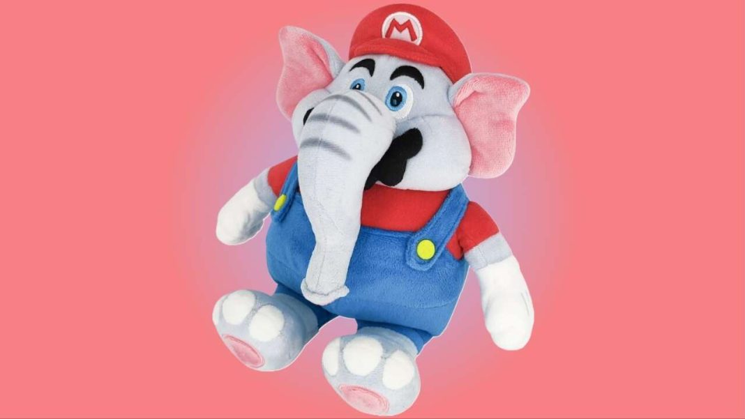 El elefante de peluche Wonder de Super Mario Bros. está a la venta por primera vez en Amazon
