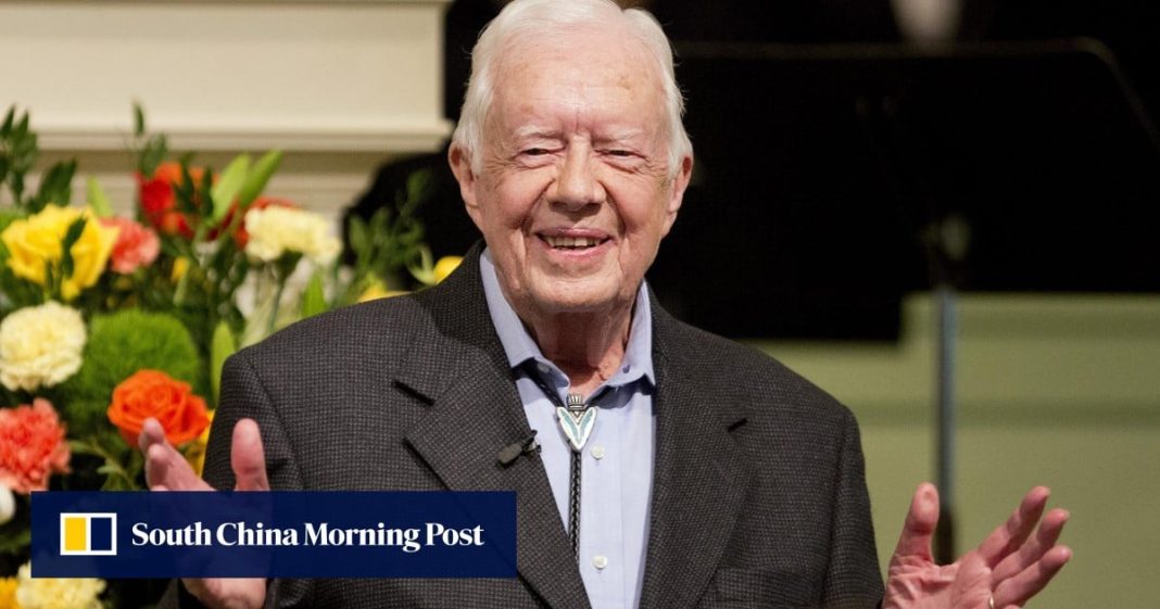 El expresidente estadounidense Jimmy Carter quiere vivir hasta los 100 años para votar por Kamala Harris
