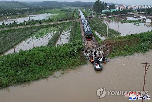 N.K. leader expresses gratitude for Putin's offer of help with rain damage recovery