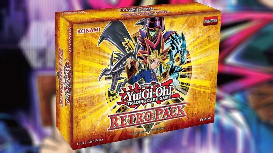 El paquete retro de 18 dólares de Yu-Gi-Oh trae el set de refuerzos vintage a Norteamérica por primera vez
