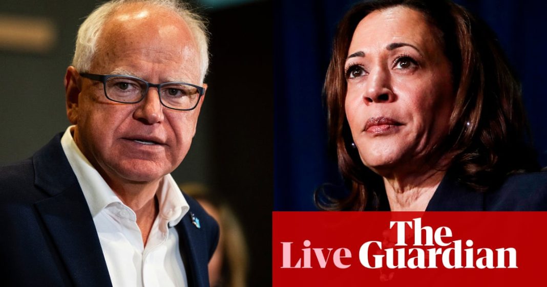 Elección de Kamala Harris como vicepresidenta en vivo: Nancy Pelosi elogia la elección de Tim Walz y lo llama 'demócrata del corazón de Estados Unidos'
