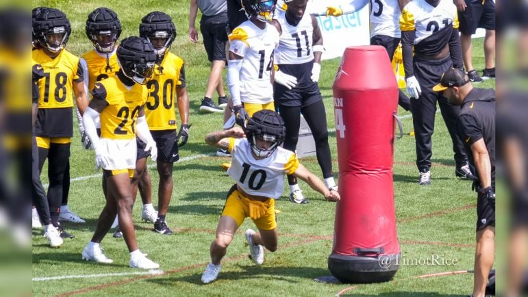 Roman Wilson Steelers 2024 Training Camp