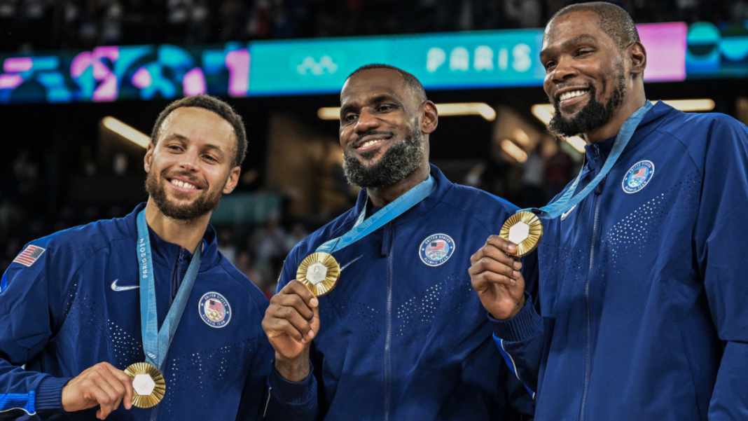 Es poco probable que LeBron James y Stephen Curry jueguen en los Juegos Olímpicos de 2028; Kevin Durant dice que 