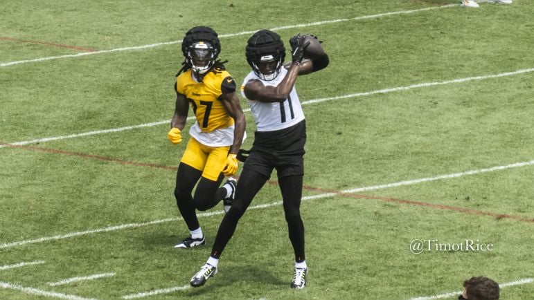 Van Jefferson Cory Trice Jr. Steelers training camp