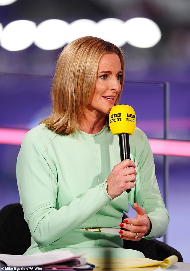 La presentadora de los Juegos Olímpicos de la BBC, Gabby Logan, fue criticada por calificar de 