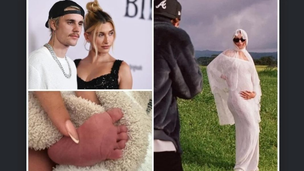 Hailey Bieber da la bienvenida a su primer bebé con Justin; la pareja revela el nombre del niño en una conmovedora publicación
