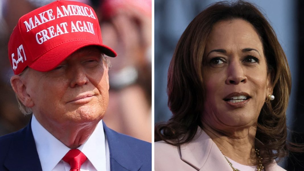 Harris supera a Trump en tres importantes elecciones, según nueva encuesta 
