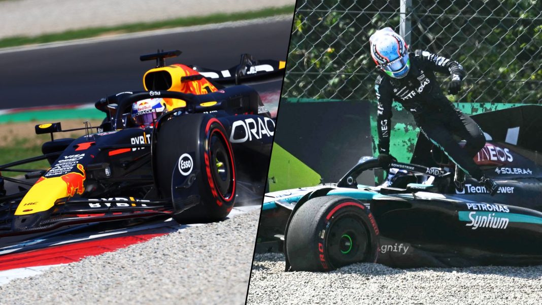 Informe y resumen de la FP1 del Gran Premio de Italia 2024: FP1: Verstappen supera a Leclerc durante la primera práctica en Monza mientras Antonelli se estrella en su debut
