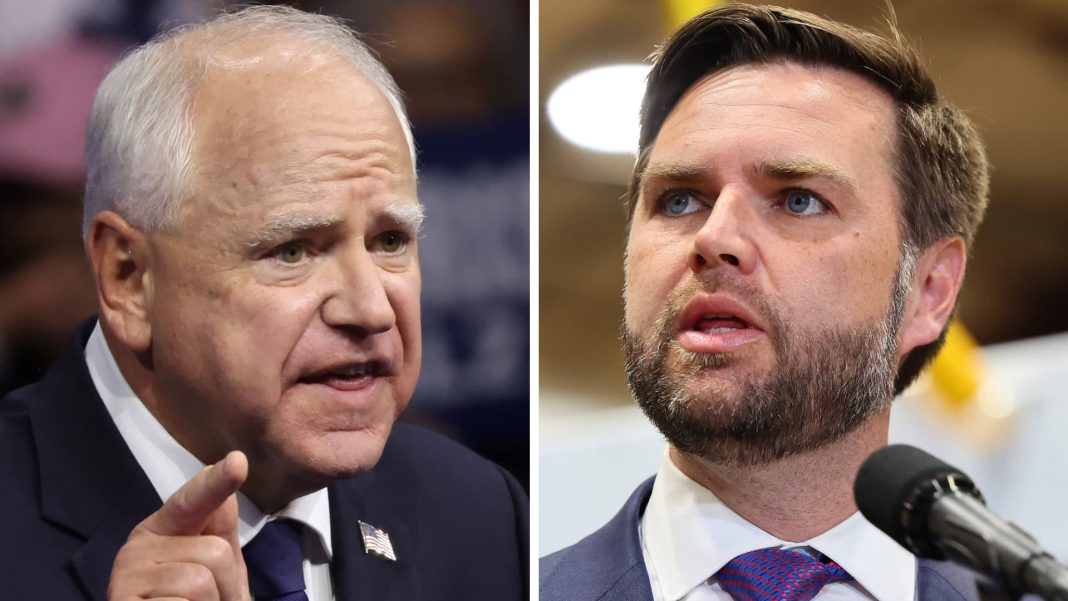 JD Vance acepta el debate de vicepresidente con Tim Walz el 1 de octubre y lo desafía a aceptar otro
