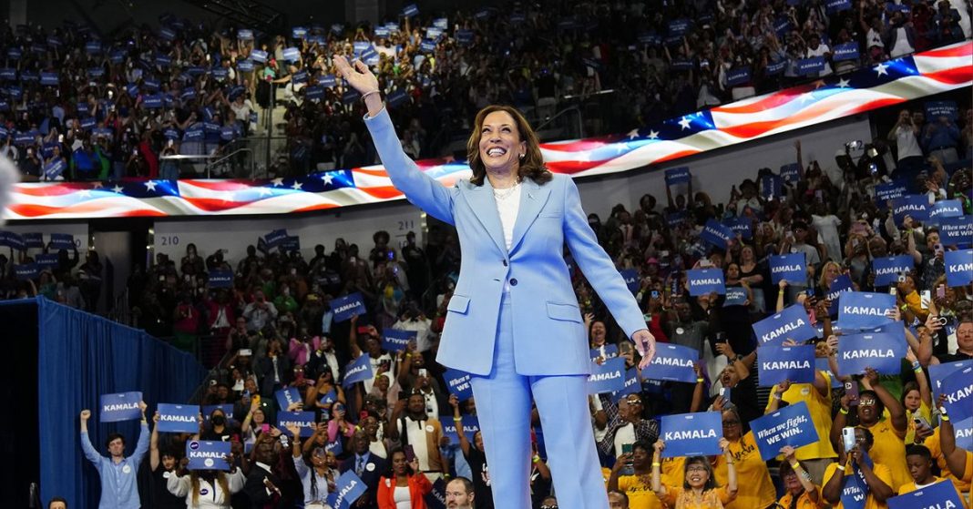 Kamala Harris es ahora oficialmente candidata presidencial demócrata
