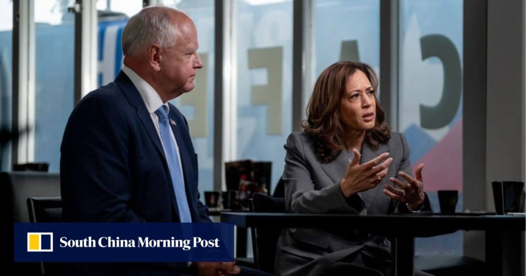 Kamala Harris habla de continuidad en su primera entrevista con aires chinos desde su nominación
