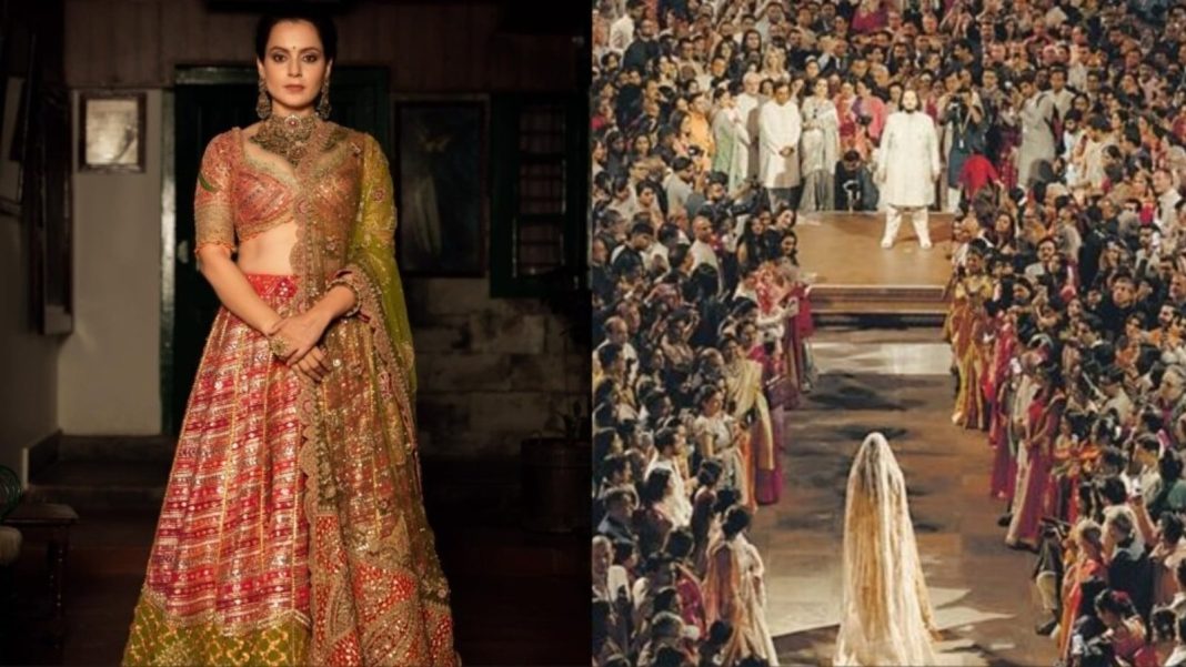 Kangana Ranaut rompe el silencio sobre por qué no asistió a la boda de Ambani: 'Principalmente evite karti hoon zyada filmy shaadiyon...'
