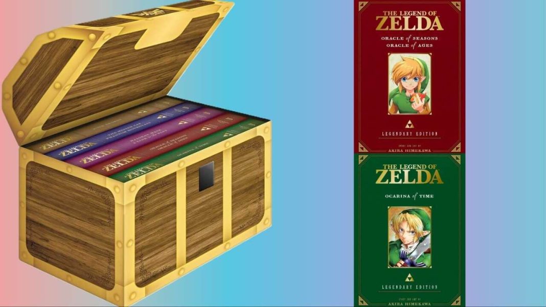 La caja del manga Legend of Zelda recibe una gran oferta por tiempo limitado y viene con un cofre del tesoro
