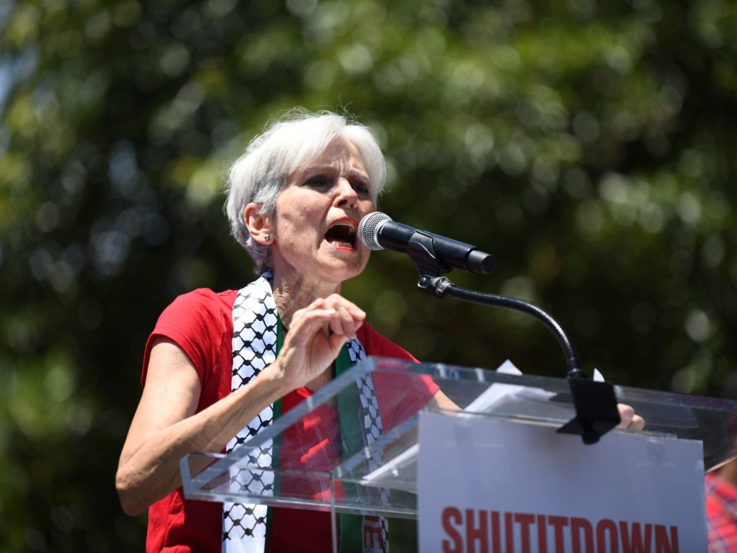 La candidata estadounidense Jill Stein considera a defensores de Palestina para el puesto de vicepresidente
