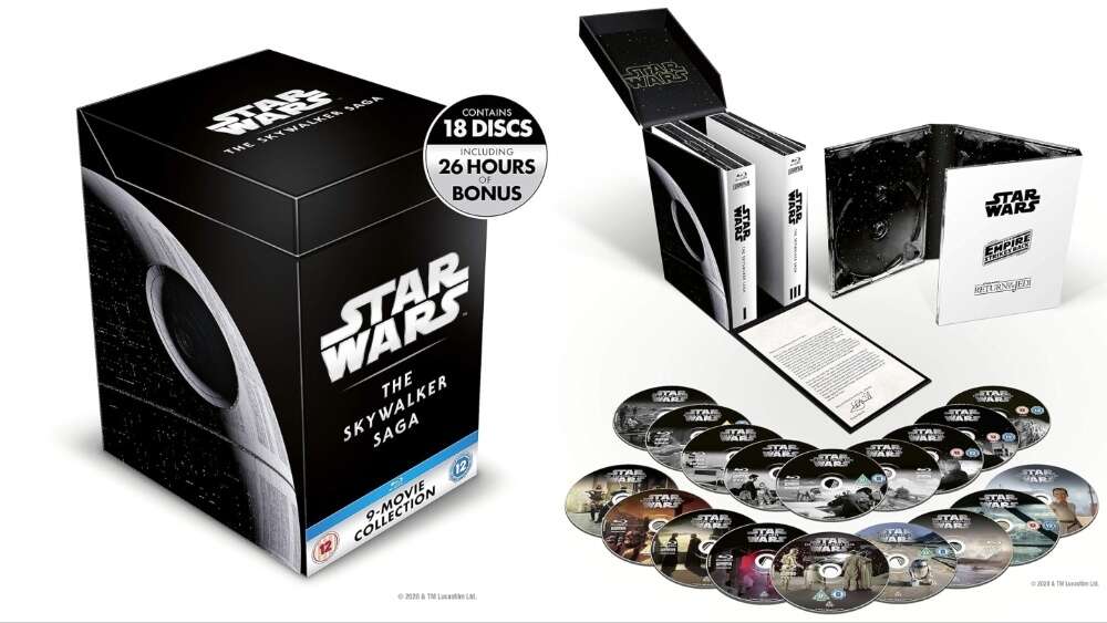 La colección completa en Blu-ray de la saga Star Wars Skywalker recibe un descuento excepcional en Amazon
