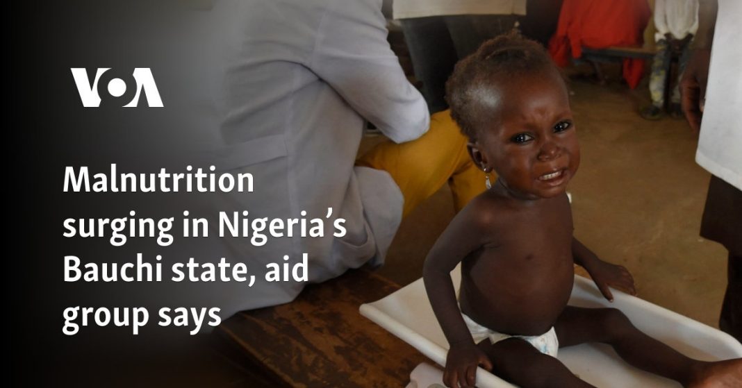 La desnutrición aumenta en el estado de Bauchi, Nigeria, según un grupo de ayuda
