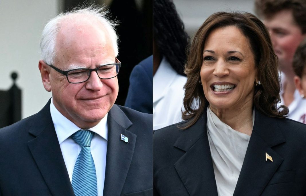 La elección de Harris como vicepresidente y el gobernador Tim Walz son buenas noticias para Ucrania
