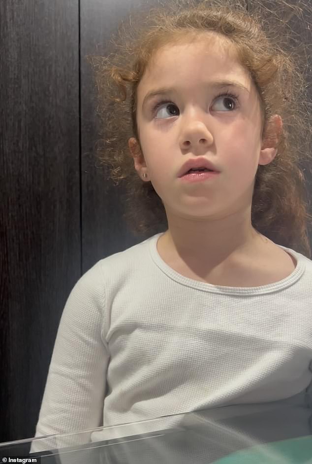 Iva Marra ha compartido un vídeo del impactante momento en el que su hija Milana, de seis años (en la foto), llamó a los servicios de emergencia y les dijo que su 