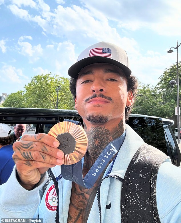 Nyjah Huston compartió la impactante condición de su medalla de bronce días después de los Juegos Olímpicos