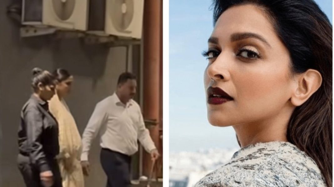 La futura mamá Deepika Padukone fue vista en Mumbai semanas antes de la fecha prevista de parto.
