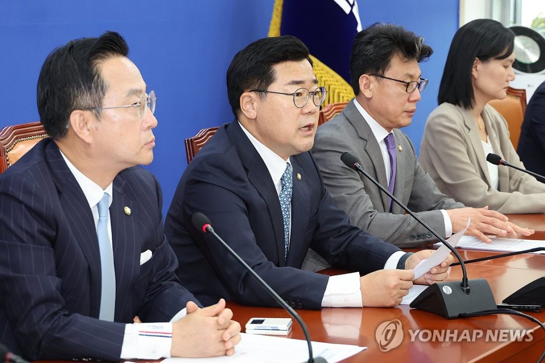 Main opposition seeks to pass 6 contentious bills vetoed by Yoon