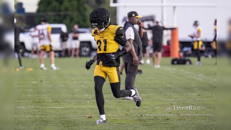 Kalon Barnes Friday Night Lights Steelers training camp