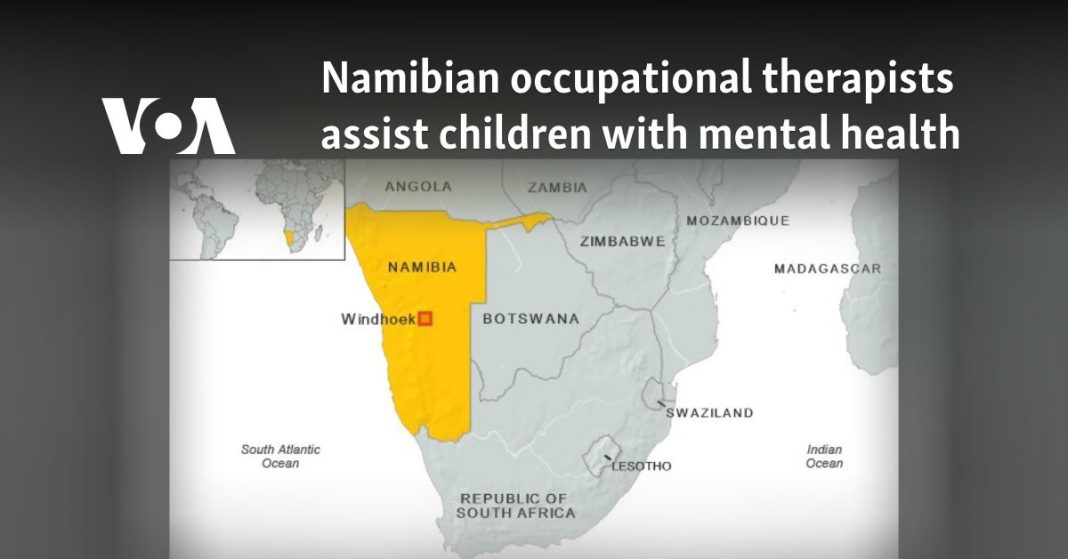 Los terapeutas ocupacionales de Namibia ayudan a los niños con problemas de salud mental
