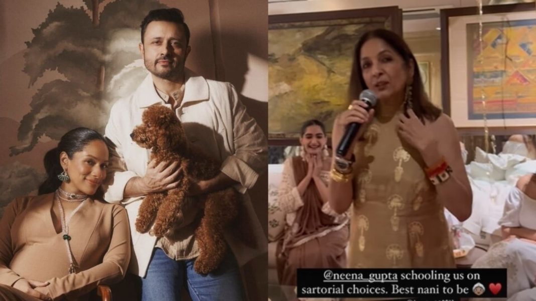 Masaba Gupta comparte imágenes de sus '3 latidos'; Neena Gupta educa a su yerno Satyadeep Mishra en un baby shower
