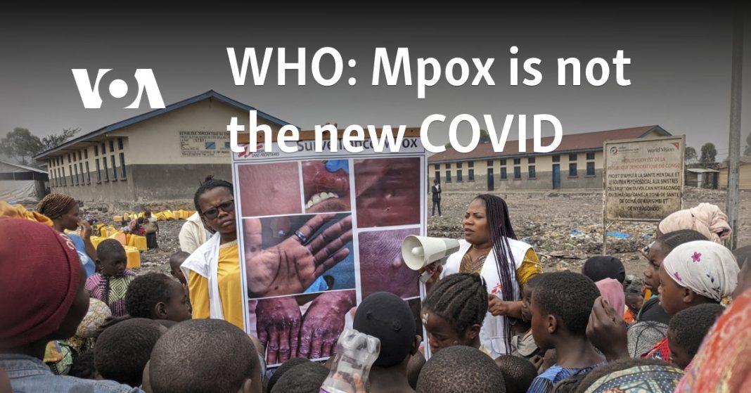 Mpox no es el nuevo COVID
