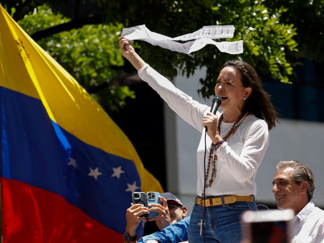 Oposición venezolana se manifiesta en Caracas un mes después de las polémicas elecciones
