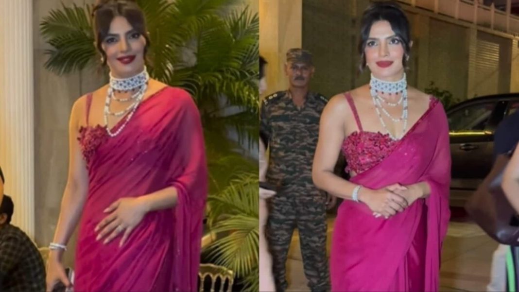 Priyanka Chopra asiste a las festividades de la boda de su hermano en Mumbai; pide a los paparazzi que tomen fotos rápidamente: Main nikal rahi hoon
