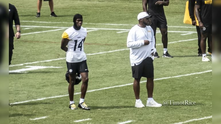 Mike Tomlin George Pickens Steelers training camp Brandon Aiyuk