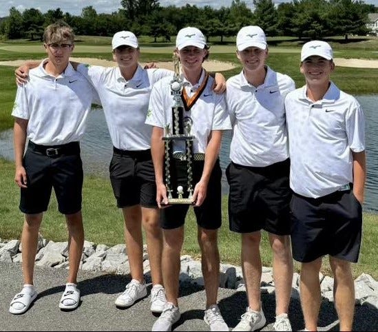 Resumen: El equipo de golf masculino de Newark Catholic gana en Cumberland Trail
