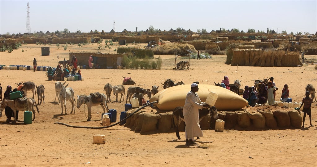 The Zamzam camp for internally displaced people in North Darfur, seen in April 2015. Food aid has not reached it since April. (ASHRAF SHAZLY / AFP)