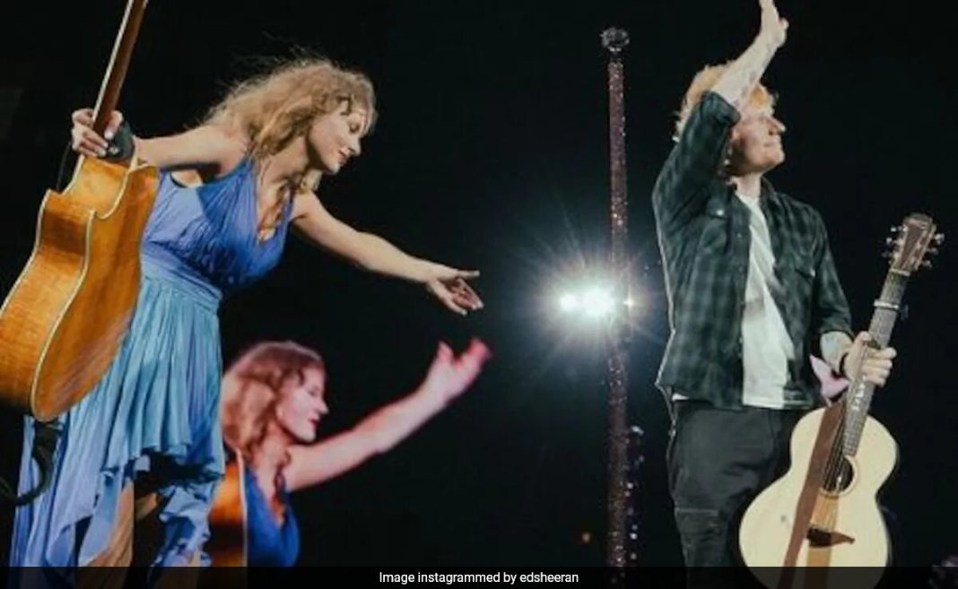 Taylor Swift y Ed Sheeran incendian el escenario. ¿Puedes sentir el calor?
