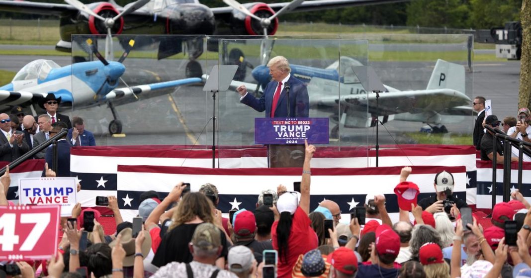 Trump celebra su primer mitin al aire libre desde el intento de asesinato
