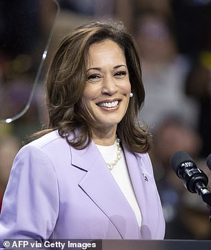 La vicepresidenta Kamala Harris