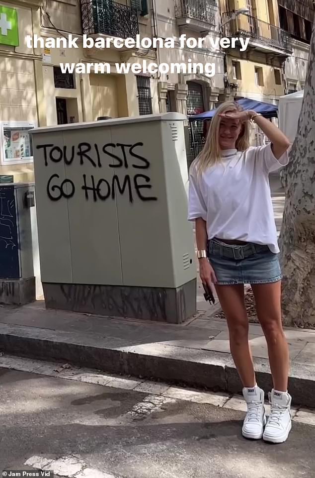 Un turista ha enfurecido a los locales de Barcelona al agradecerles su 