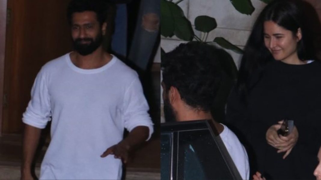 Vicky Kaushal y Katrina Kaif no pueden dejar de sonreír cuando salen de la casa de Zoya Akhtar a altas horas de la noche; Internet reacciona
