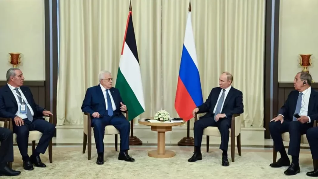 Vladimir Putin y Mahmud Abás debaten la crisis de Gaza y la escalada sionista - teleSUR
