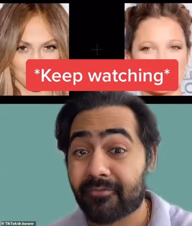 En este aterrador TikTok, el Dr. Karan Raj comparte un ejemplo de una ilusión óptica espeluznante llamada efecto de distorsión de cara destellante.